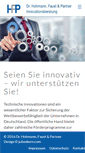Mobile Screenshot of hfp-innovationsberatung.de